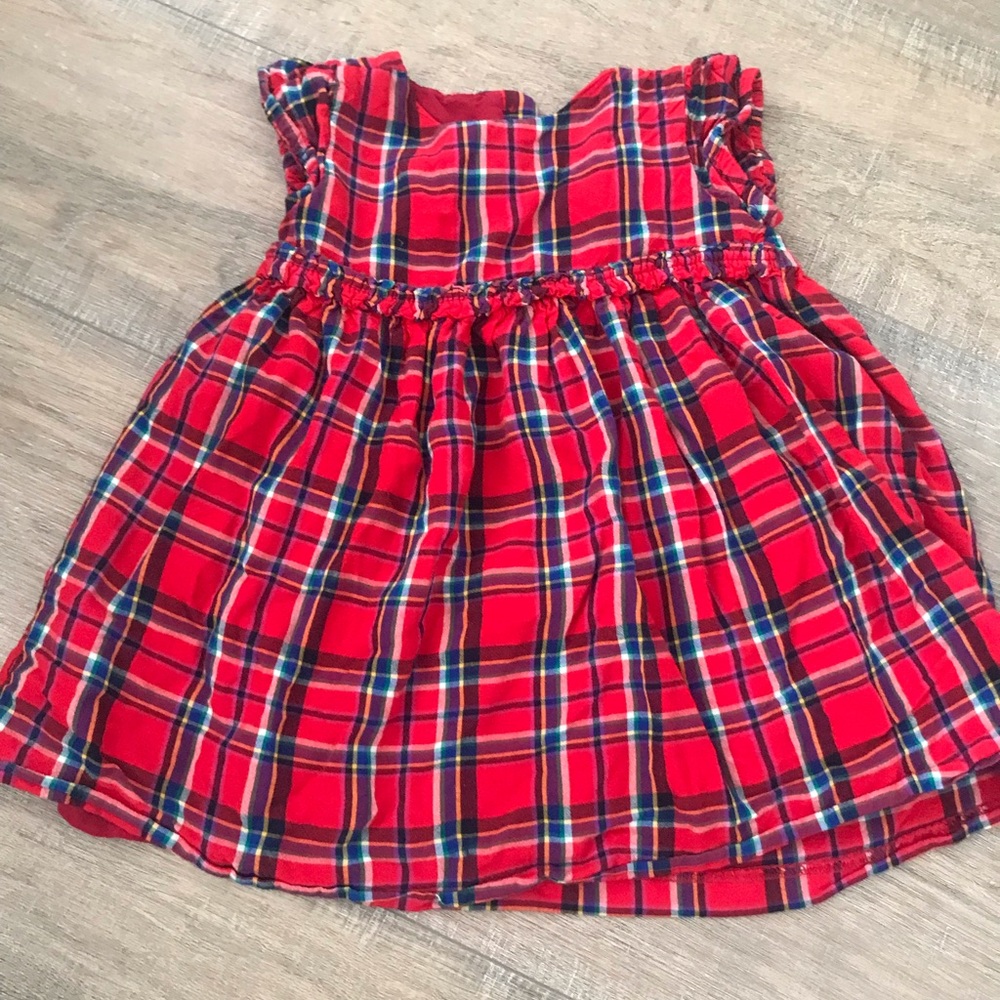 5/$25 Gymboree Plaid Holiday Party Toddler Dress • Fully Lined